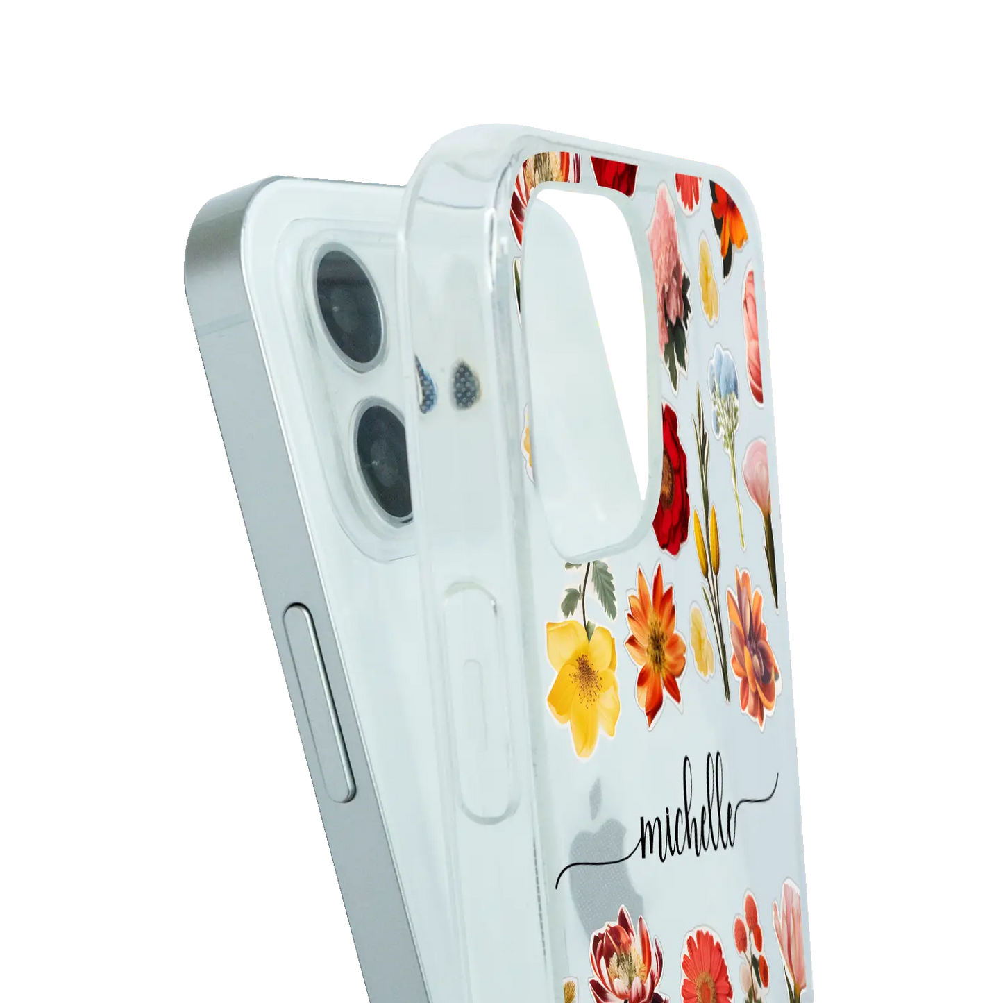 Flower Stickers - Custom Galaxy S Case