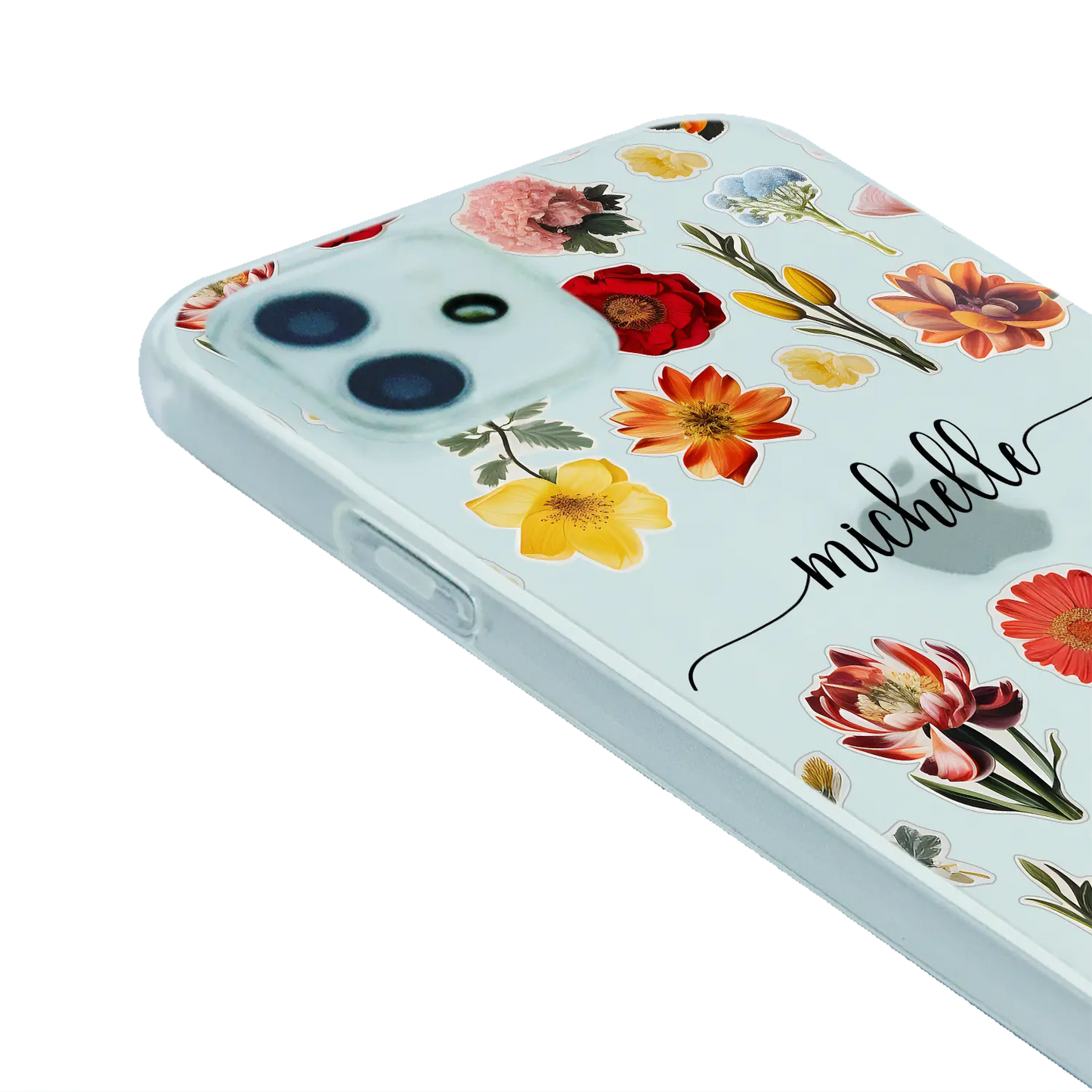 Flower Stickers - Custom iPhone Case