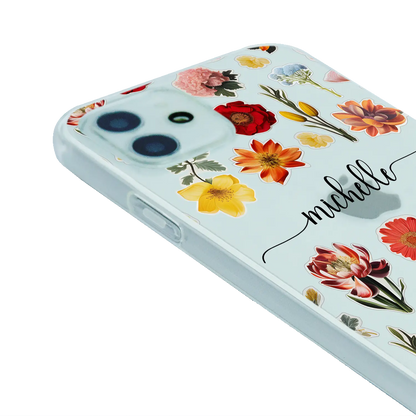Flower Stickers - Custom iPhone Case