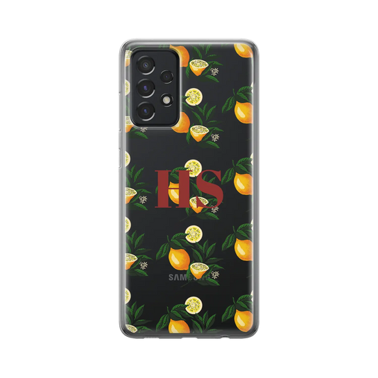 Lemon pattern - Custom Galaxy A Case
