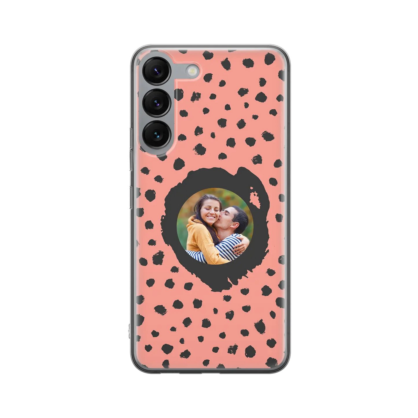 Grunge Dots Picture Style - Custom Galaxy S Case