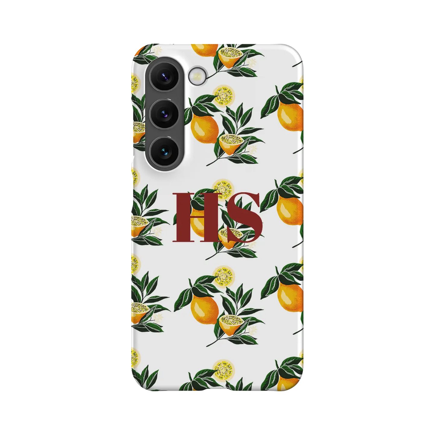 Lemon pattern - Custom Galaxy S Case