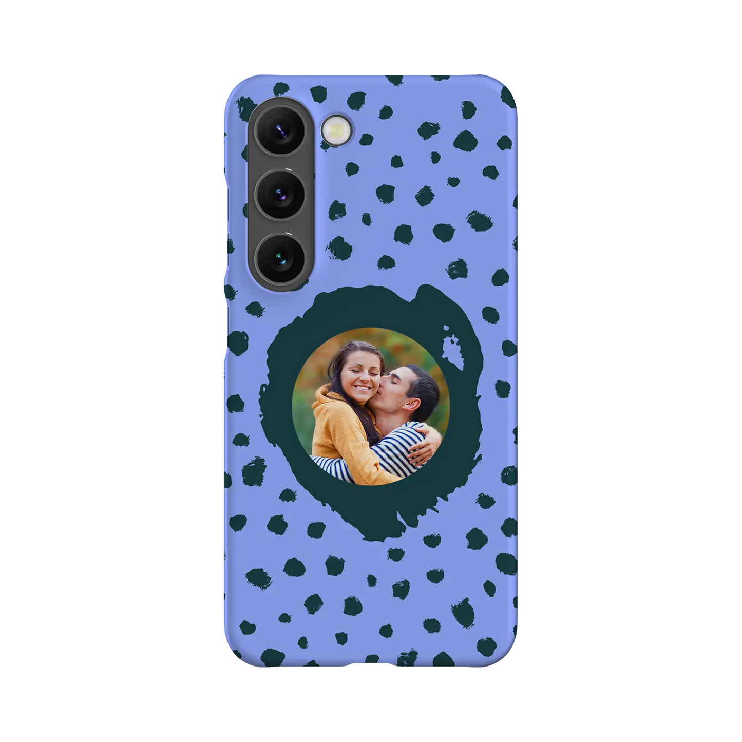 Grunge Dots Picture Style - Custom Galaxy S Case