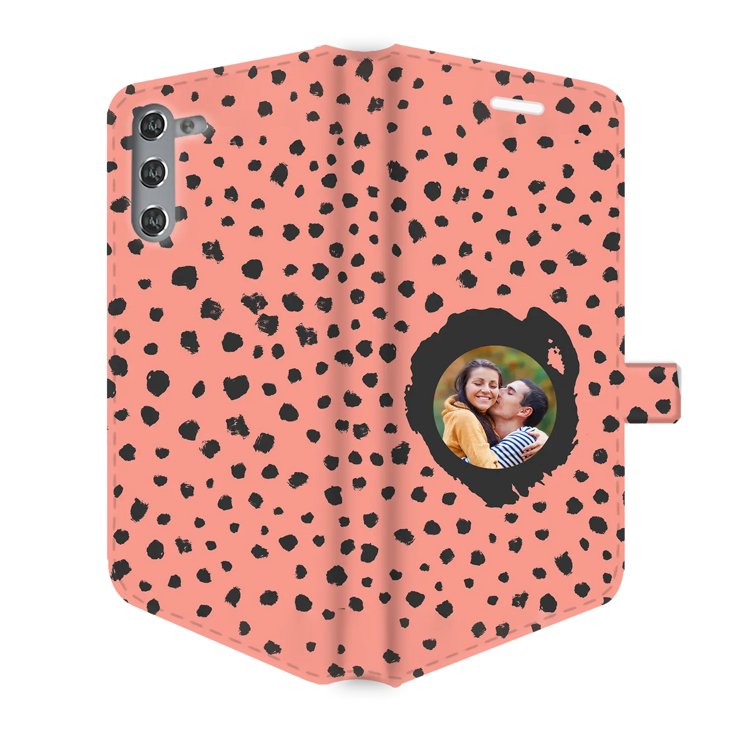 Grunge Dots Picture Style - Custom Galaxy S Case