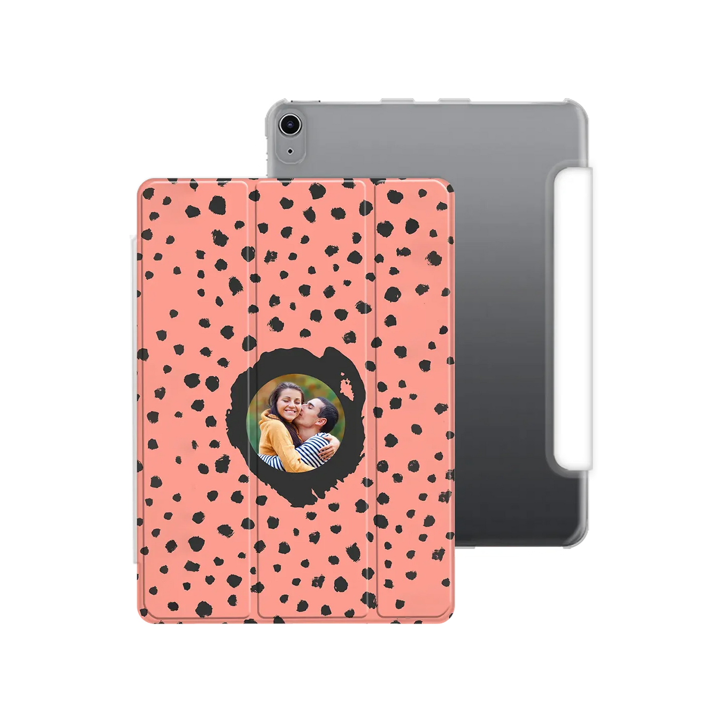 Grunge Dots Picture Style - Custom iPad Case