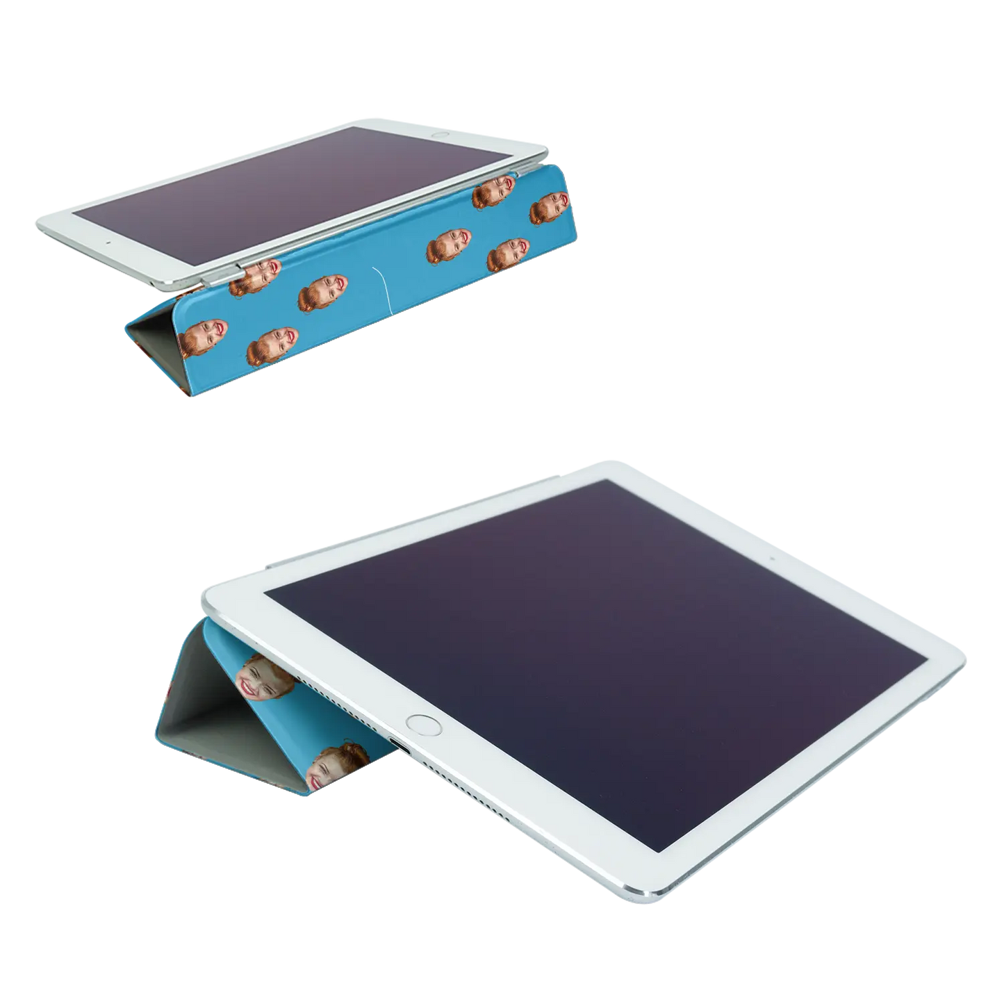 Face & Swirls - Custom iPad Case