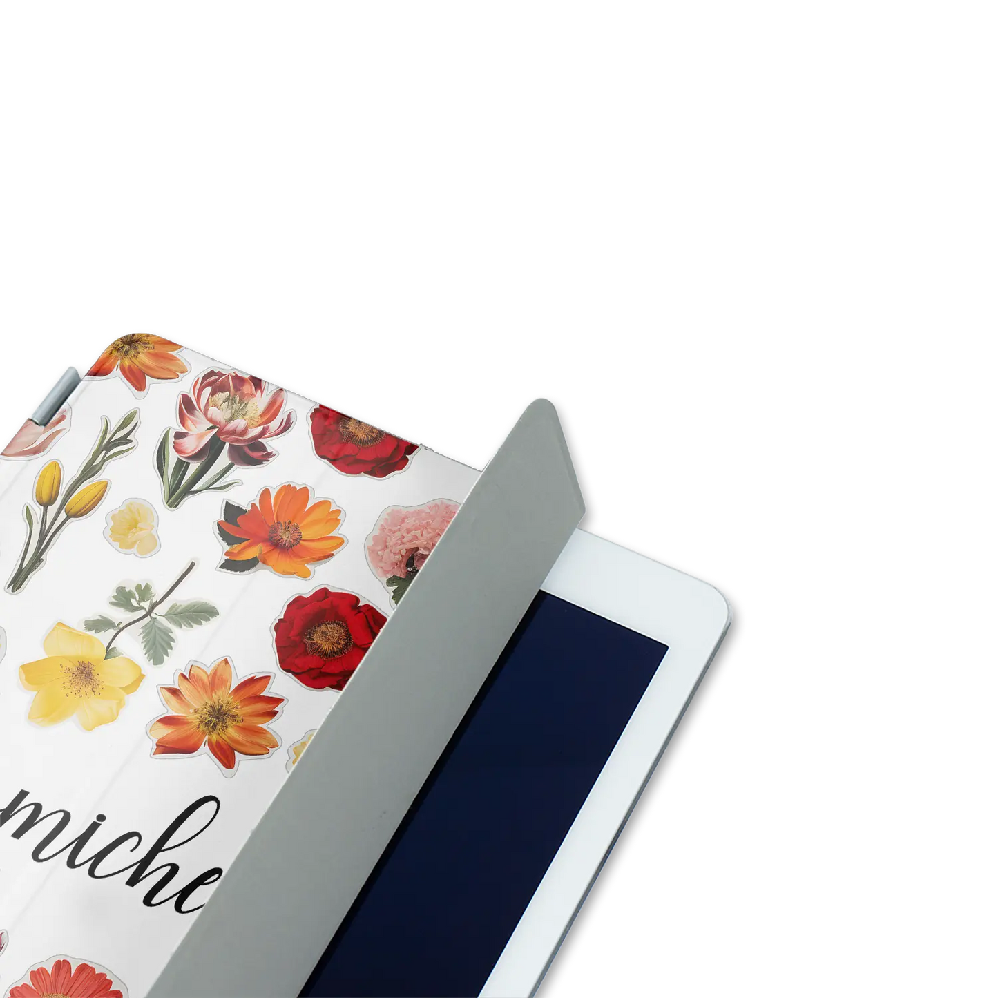 Flower Stickers - Custom iPad Case