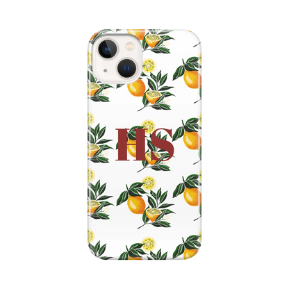 Lemon pattern - Custom iPhone Case