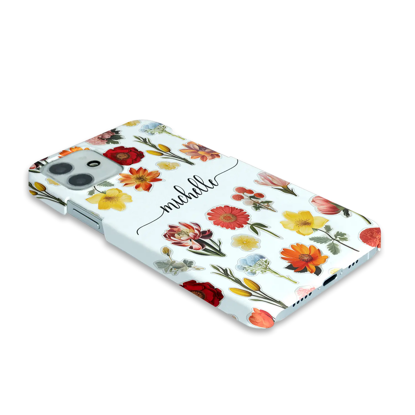 Flower Stickers - Custom iPhone Case