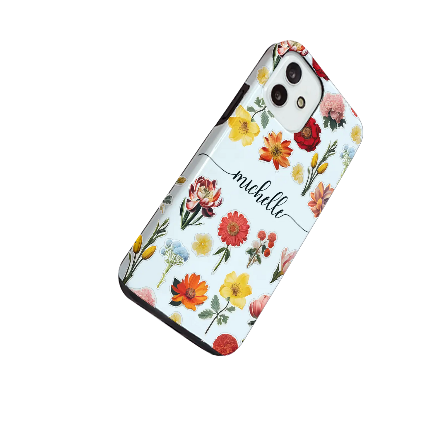 Flower Stickers - Custom iPhone Case