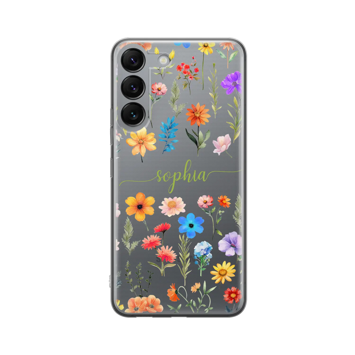 Flores - Carcasa personalizada Galaxy S