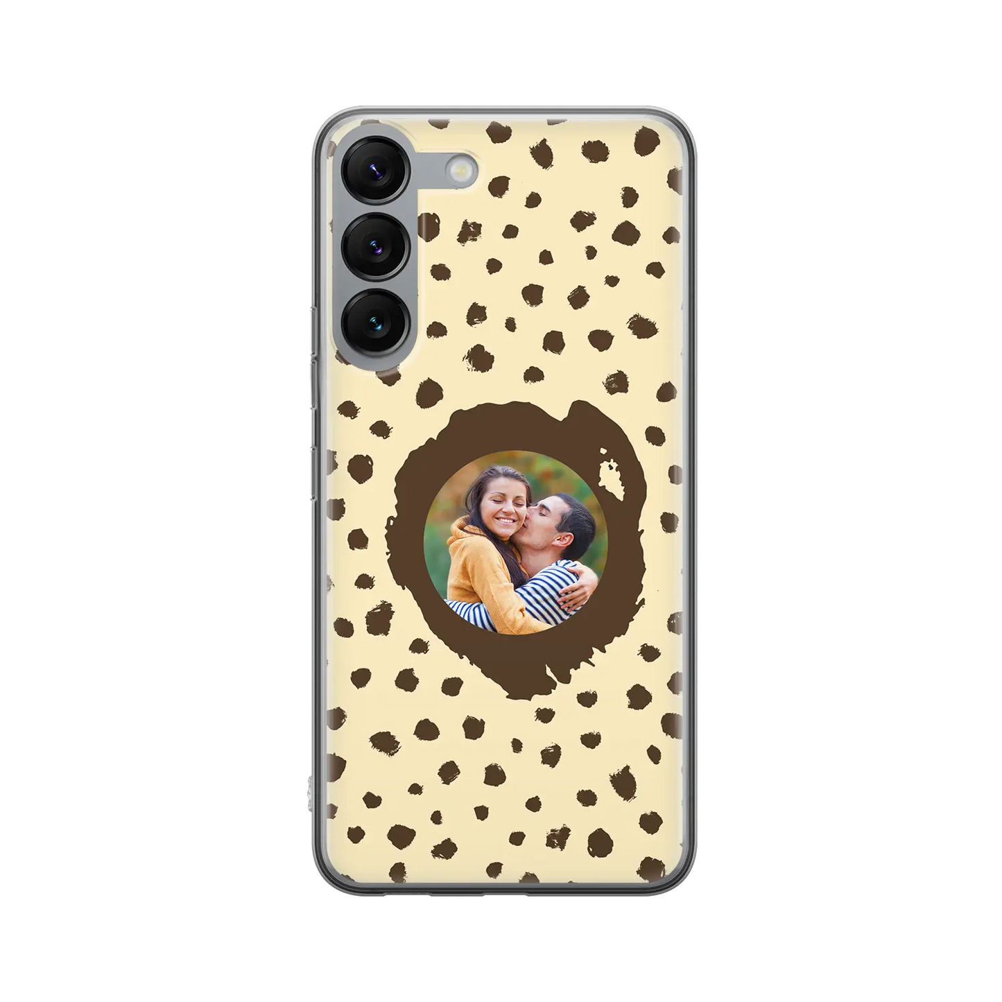 Estilo Cuadro Puntos Grunge - Carcasa personalizada Galaxy S