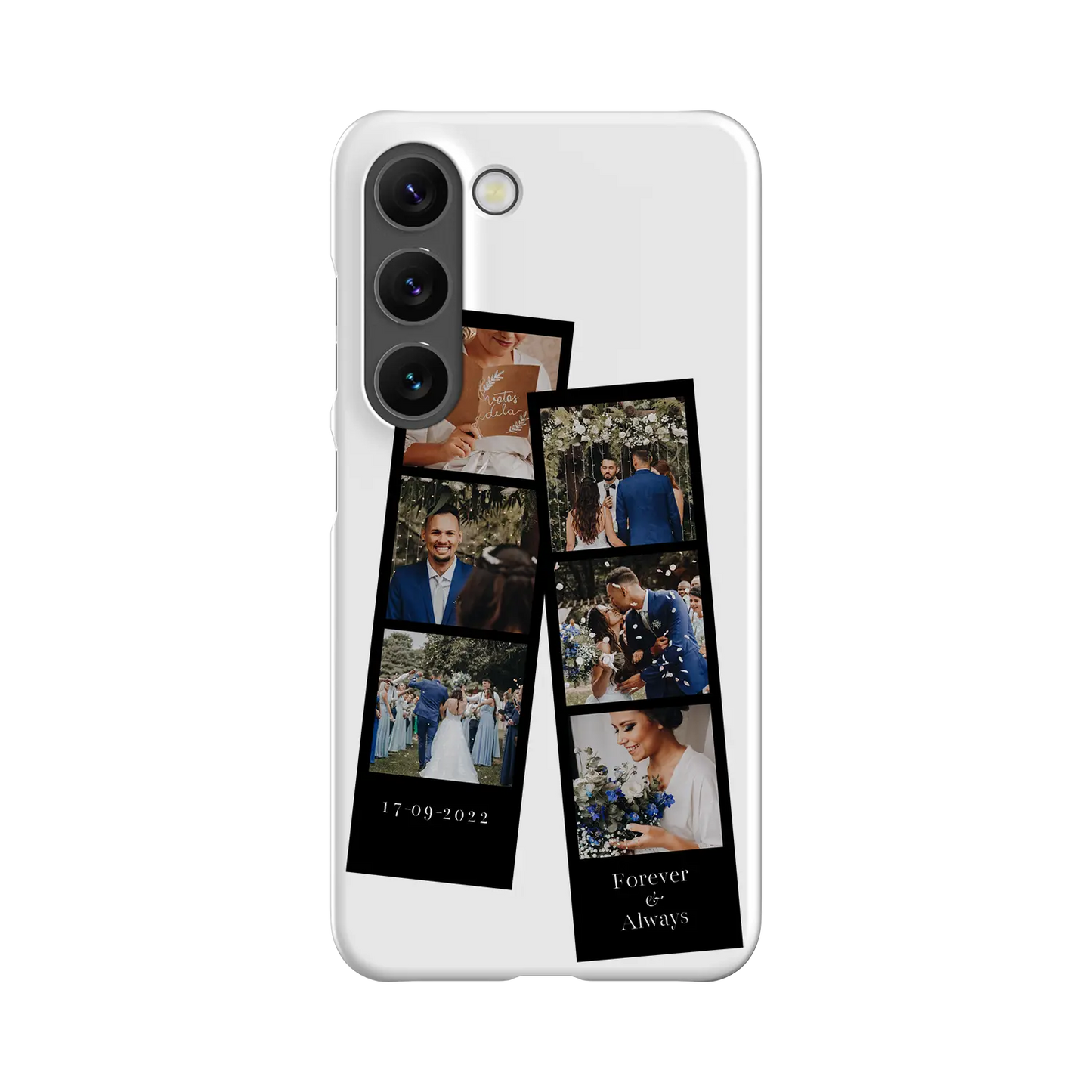 Dúo de tiras de fotos - Carcasa personalizada Galaxy S