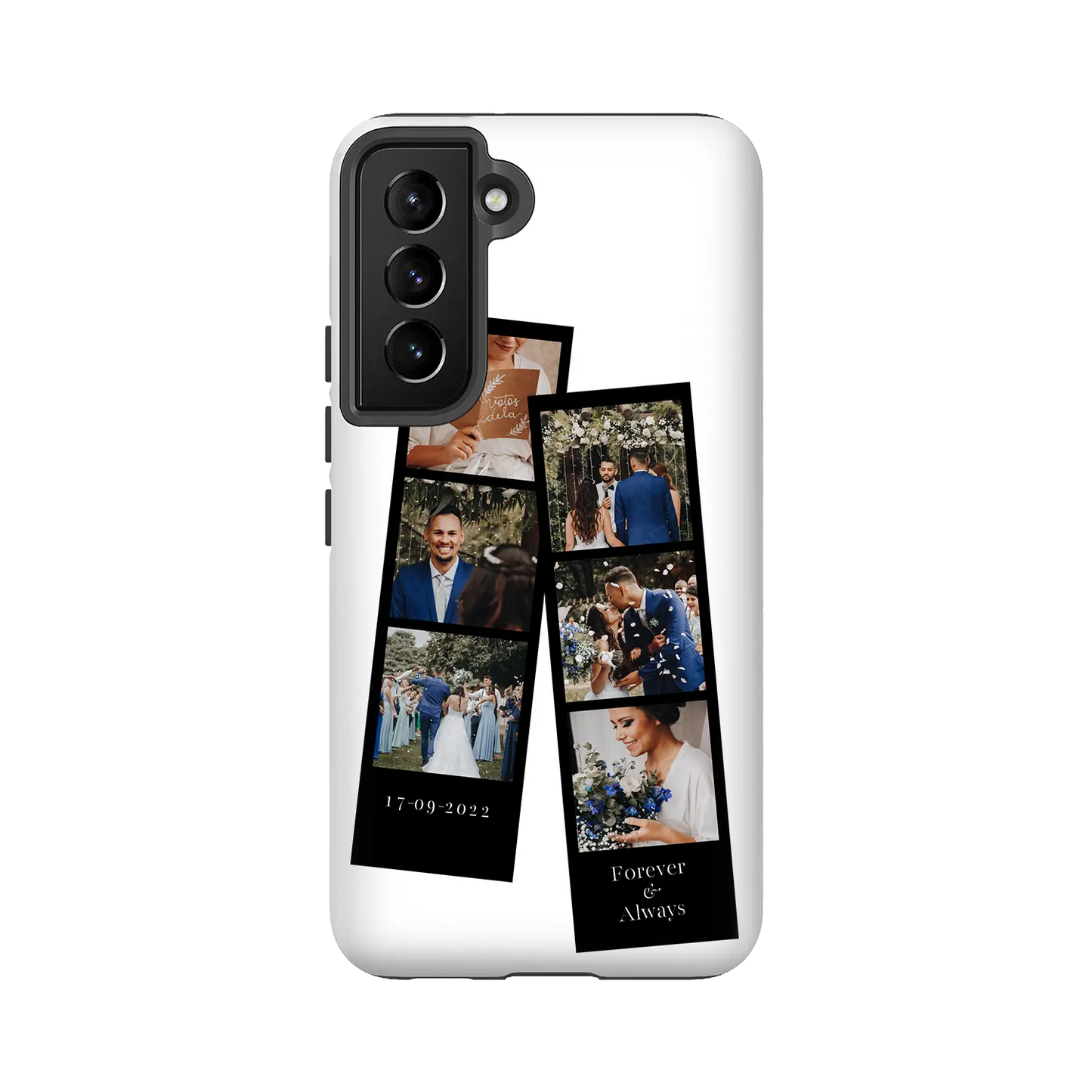 Dúo de tiras de fotos - Carcasa personalizada Galaxy S