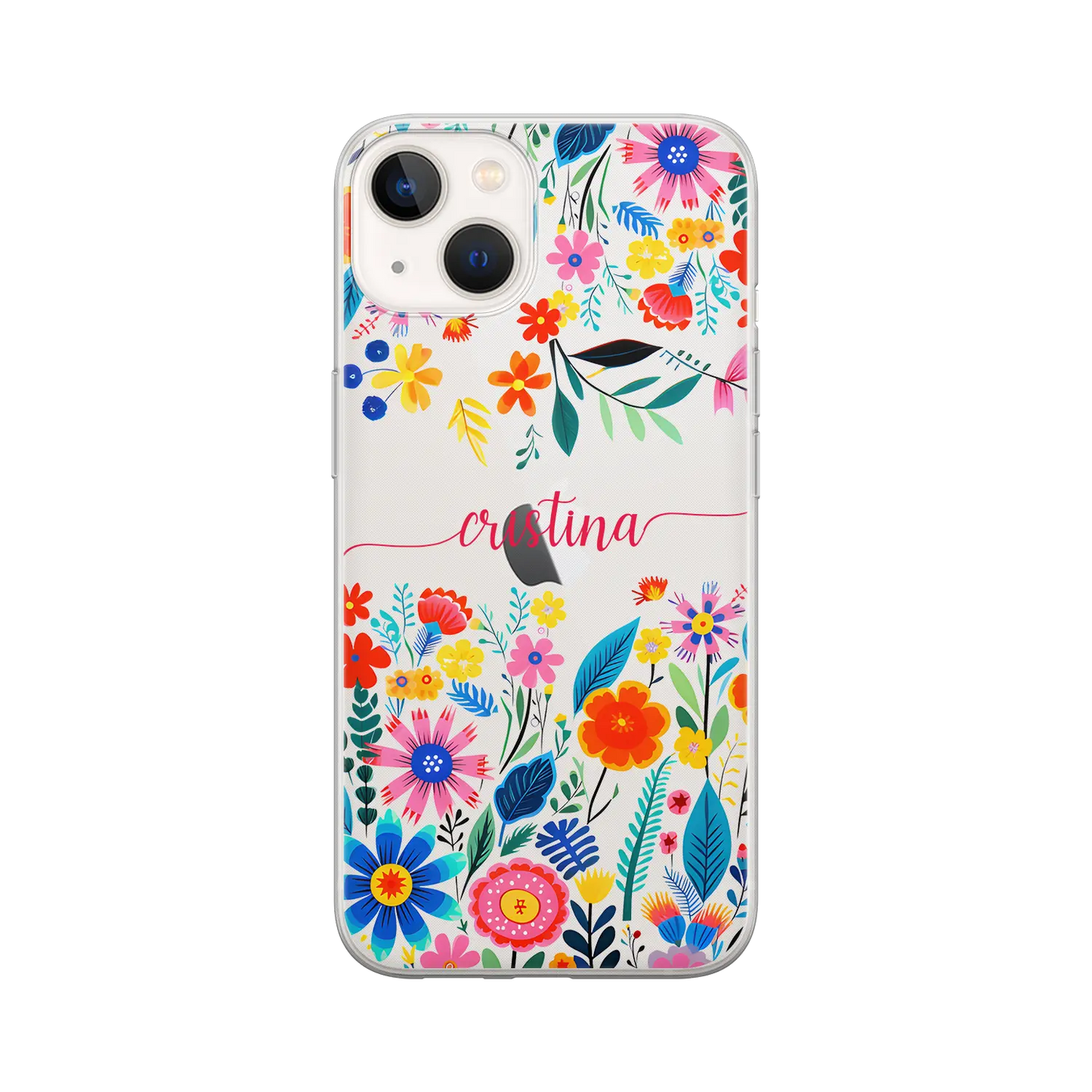 Flores felices - Carcasa personalizada iPhone