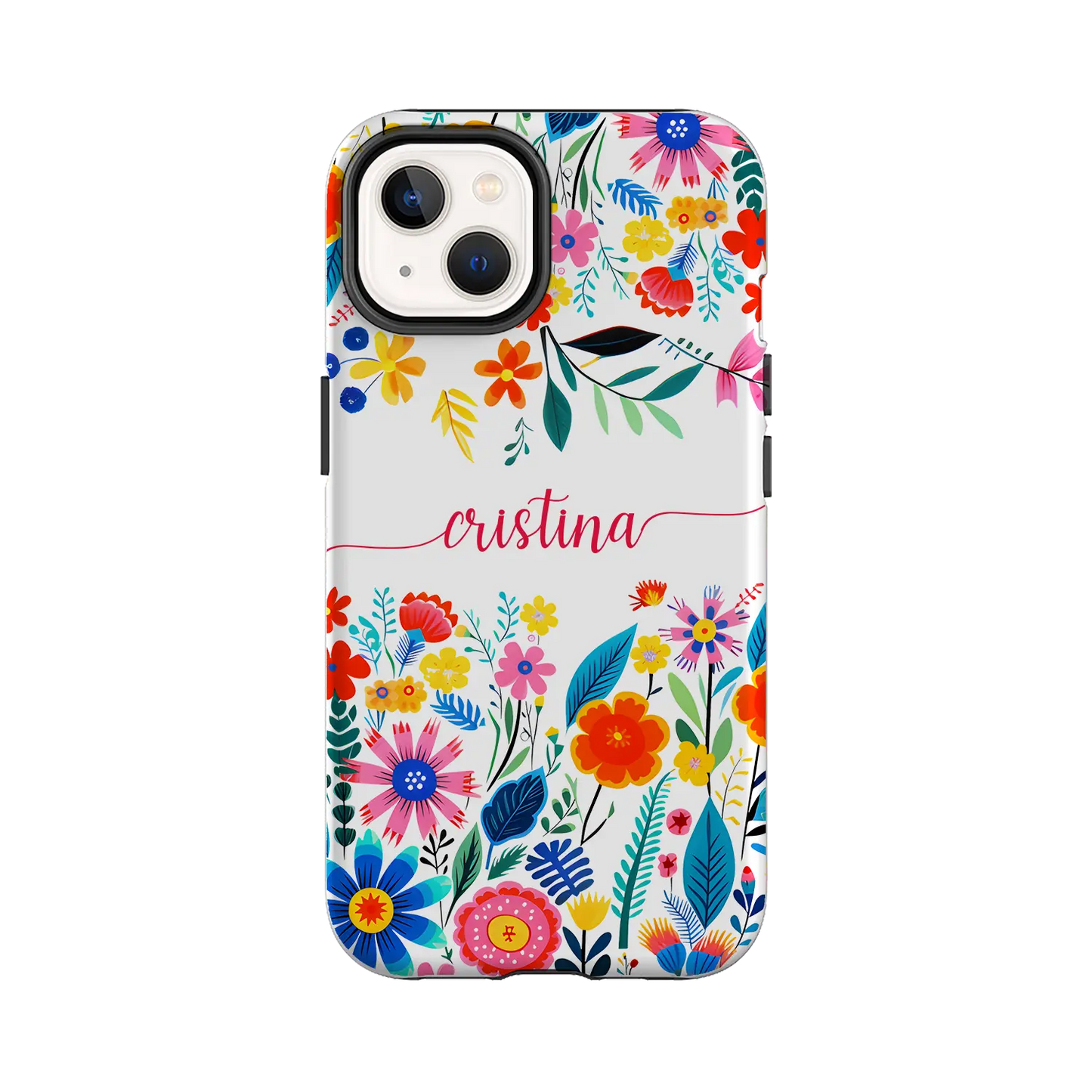 Flores felices - Carcasa personalizada iPhone