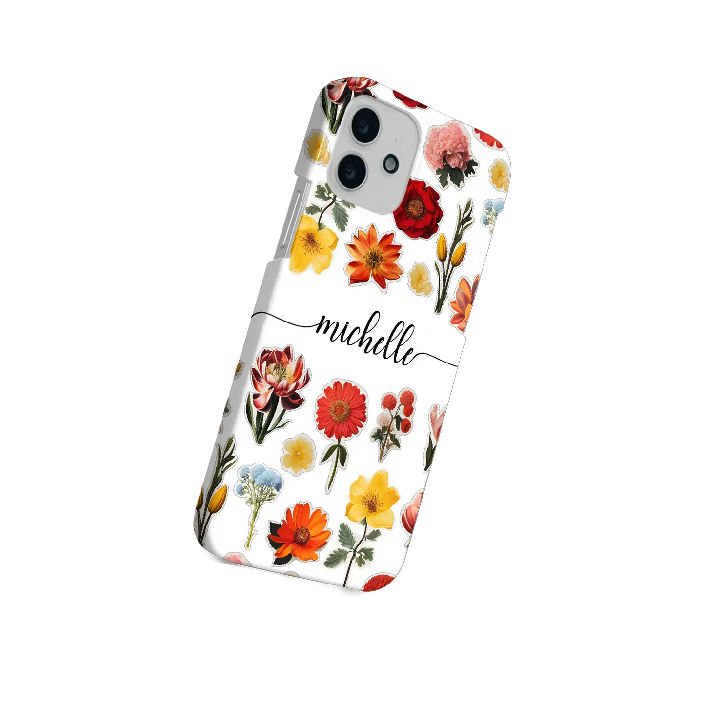 Pegatinas de flores - Personalizar iPhone carcasa