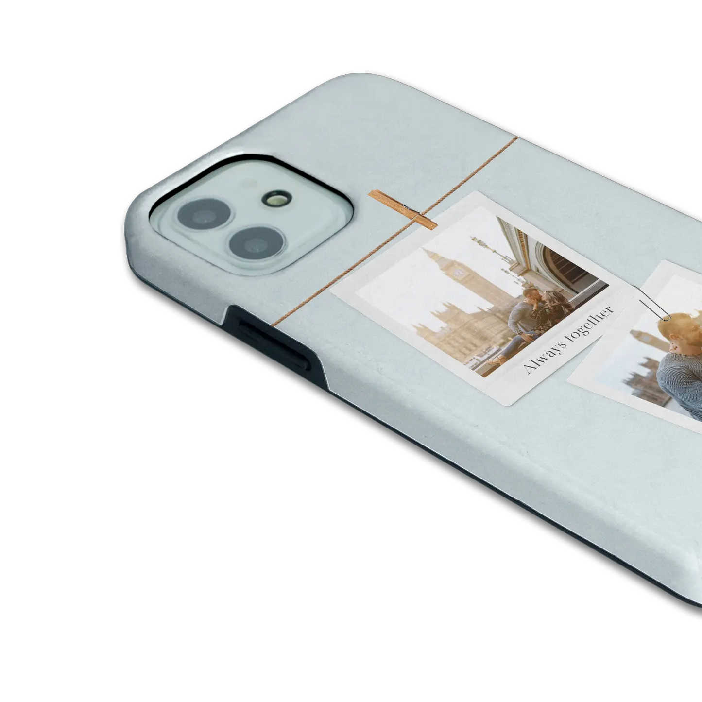 Polaroid Duo - Carcasa personalizada iPhone