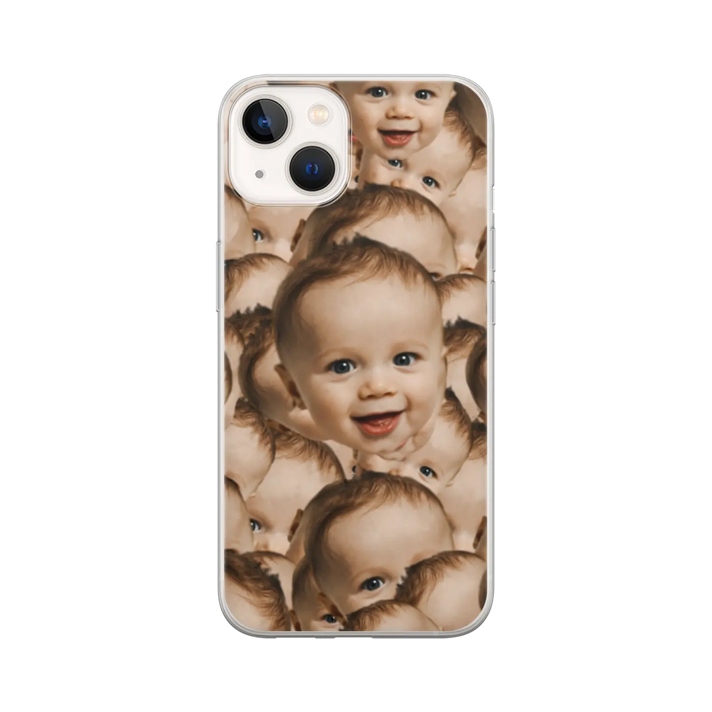 Overlapping Face - Custom iPhone hoesje