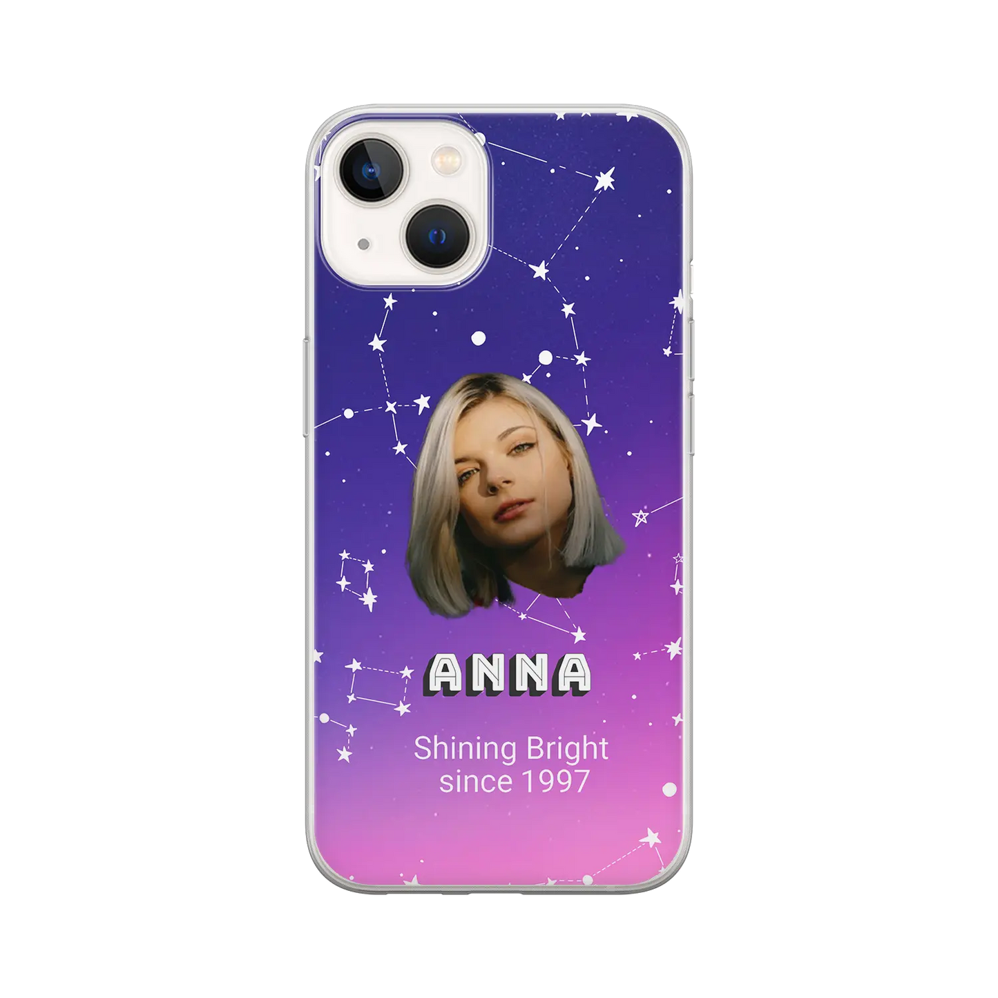 Let’s Face It - Sterrenbeelden - Custom iPhone hoesje