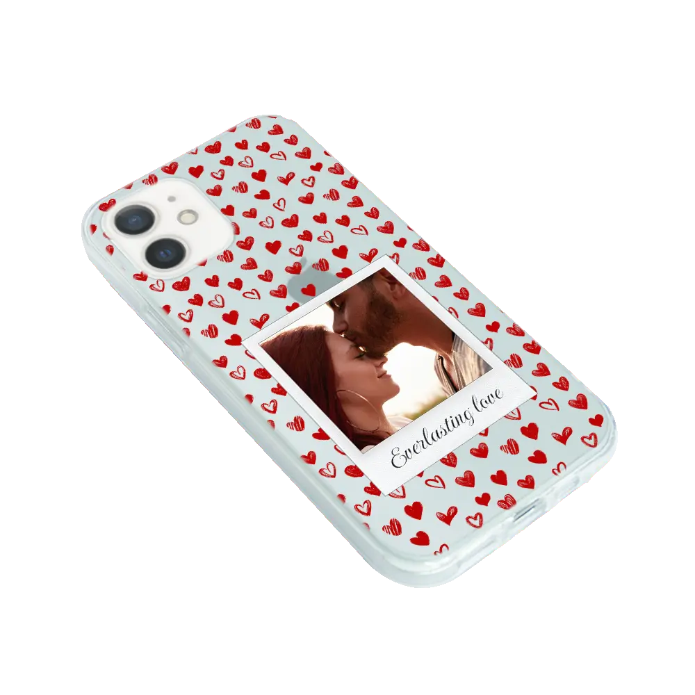 Polaroid Hearts - Custom iPhone Case