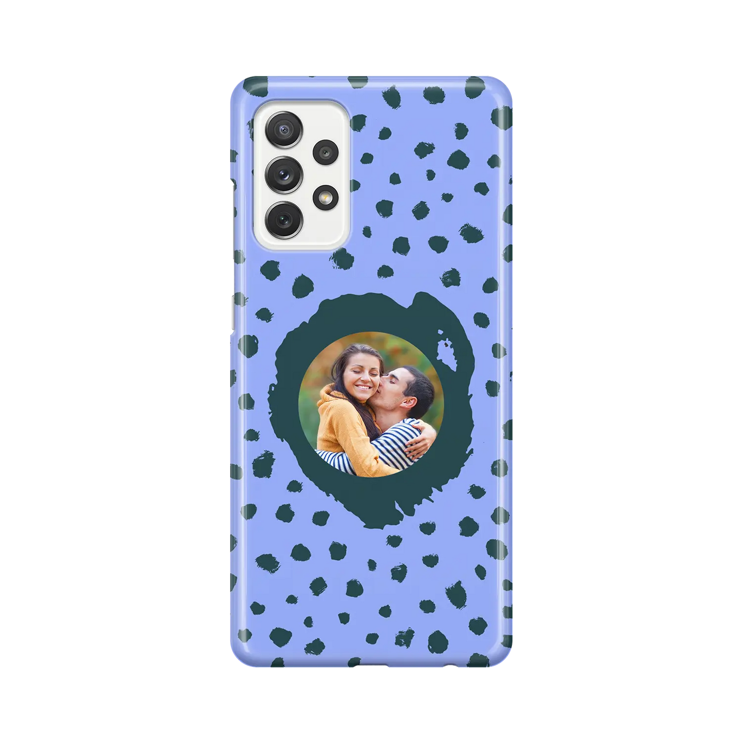 Grunge Dots Picture Style - Custom Galaxy A Case