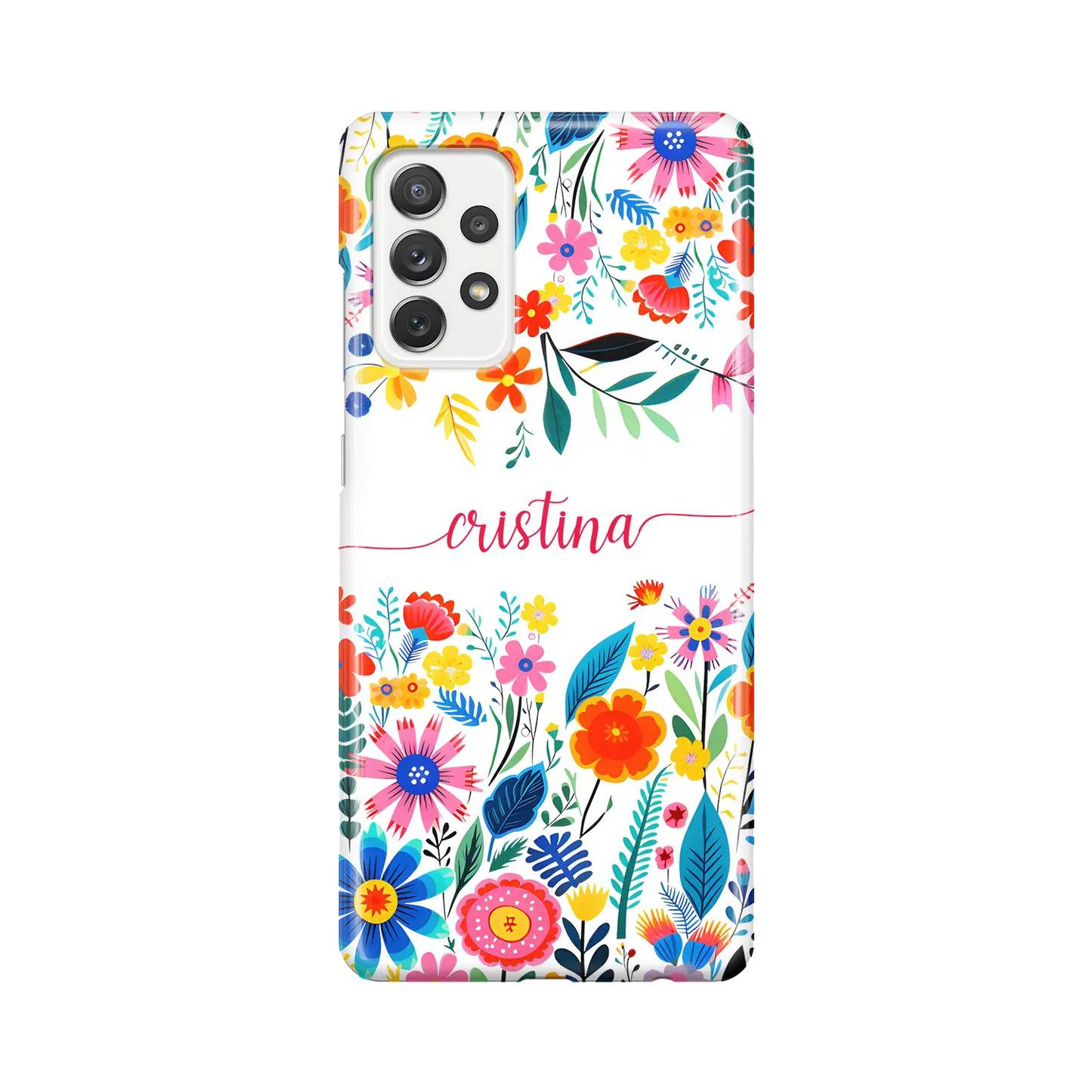 Happy Flowers - Custom Galaxy A case