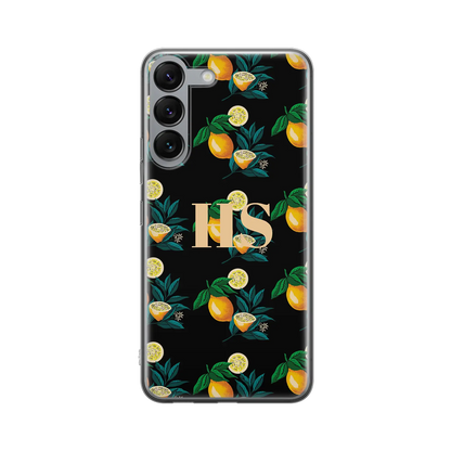 Lemon pattern - Custom Galaxy S Case