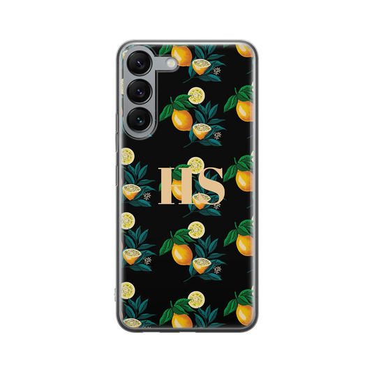 Lemon pattern - Custom Galaxy S Case