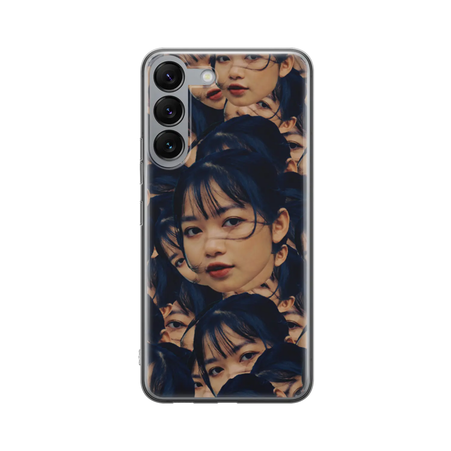 Overlapping Face - Custom Galaxy S Case