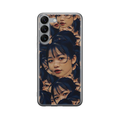 Overlapping Face - Custom Galaxy S Case