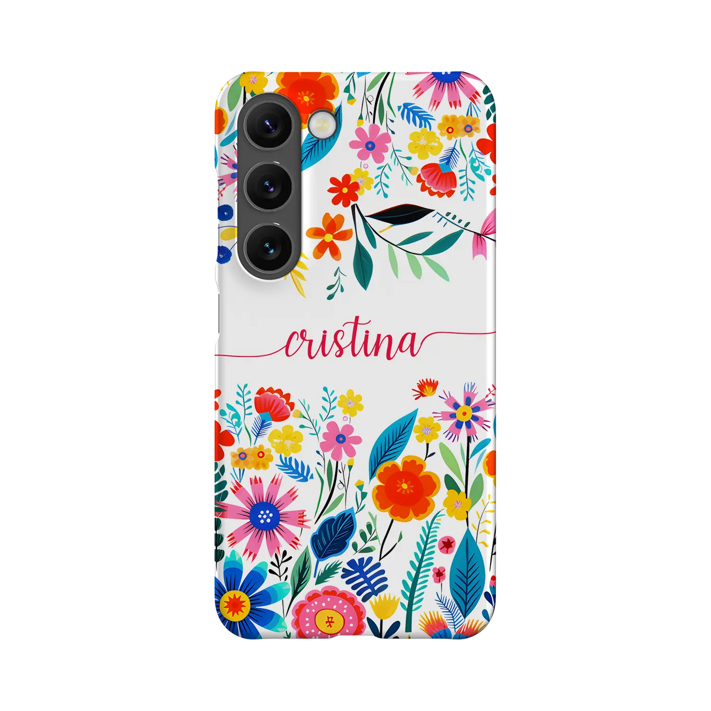 Happy Flowers - Custom Galaxy S case