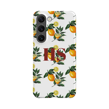 Lemon pattern - Custom Galaxy S Case