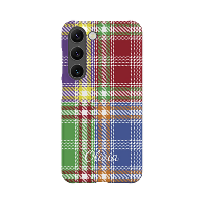 Plaid & Simple - Custom Galaxy S Case