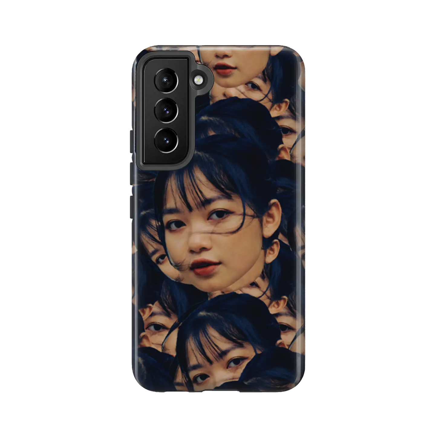 Overlapping Face - Custom Galaxy S Case