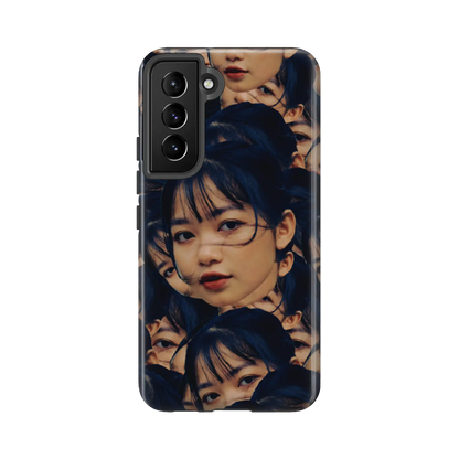 Overlapping Face - Custom Galaxy S Case