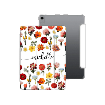 Flower Stickers - Custom iPad Case