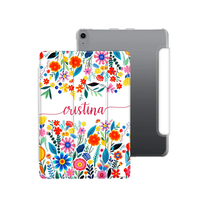 Happy Flowers - Custom iPad case