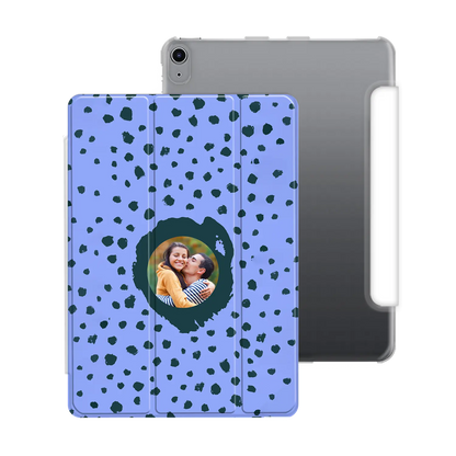 Grunge Dots Picture Style - Custom iPad Case