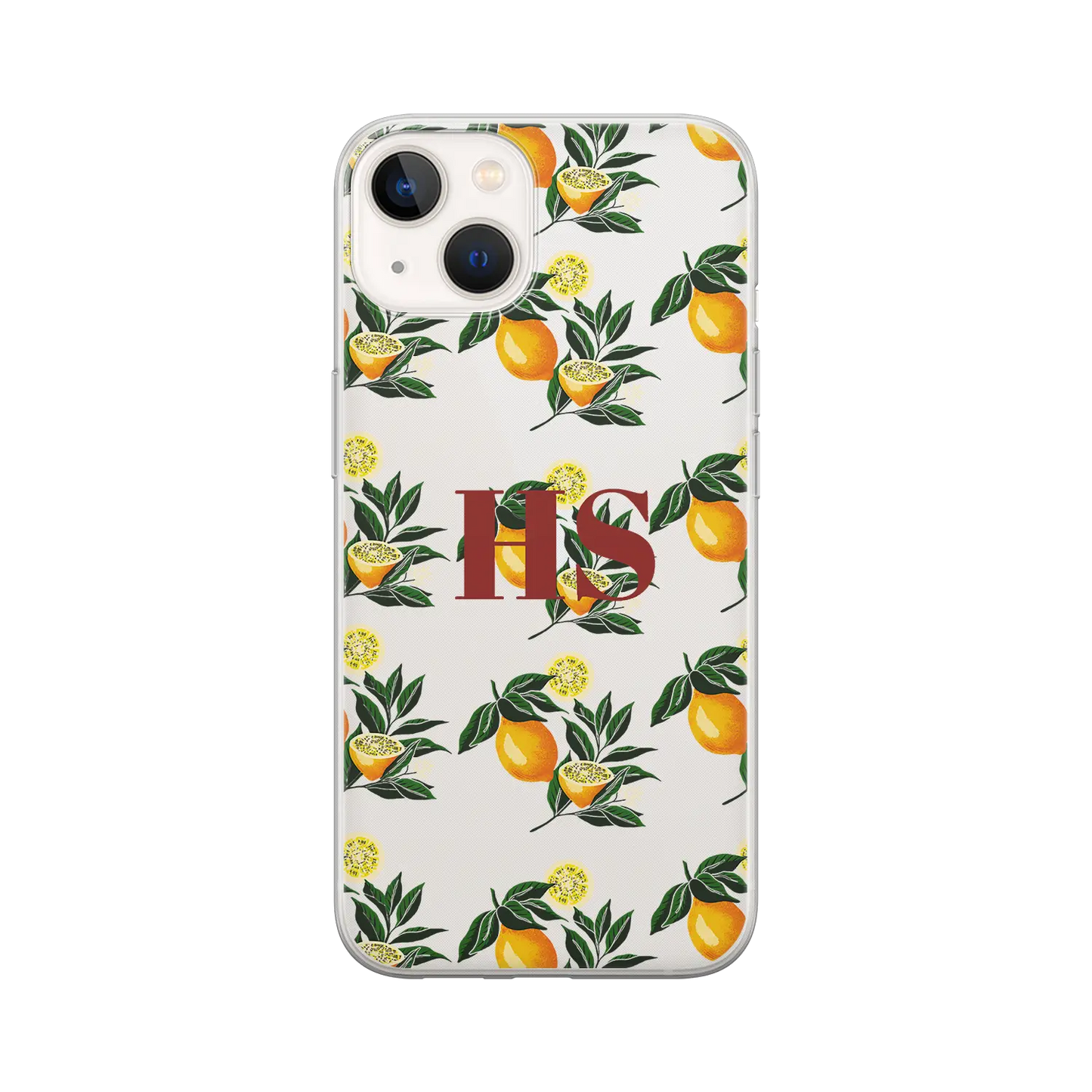 Lemon pattern - Custom iPhone Case