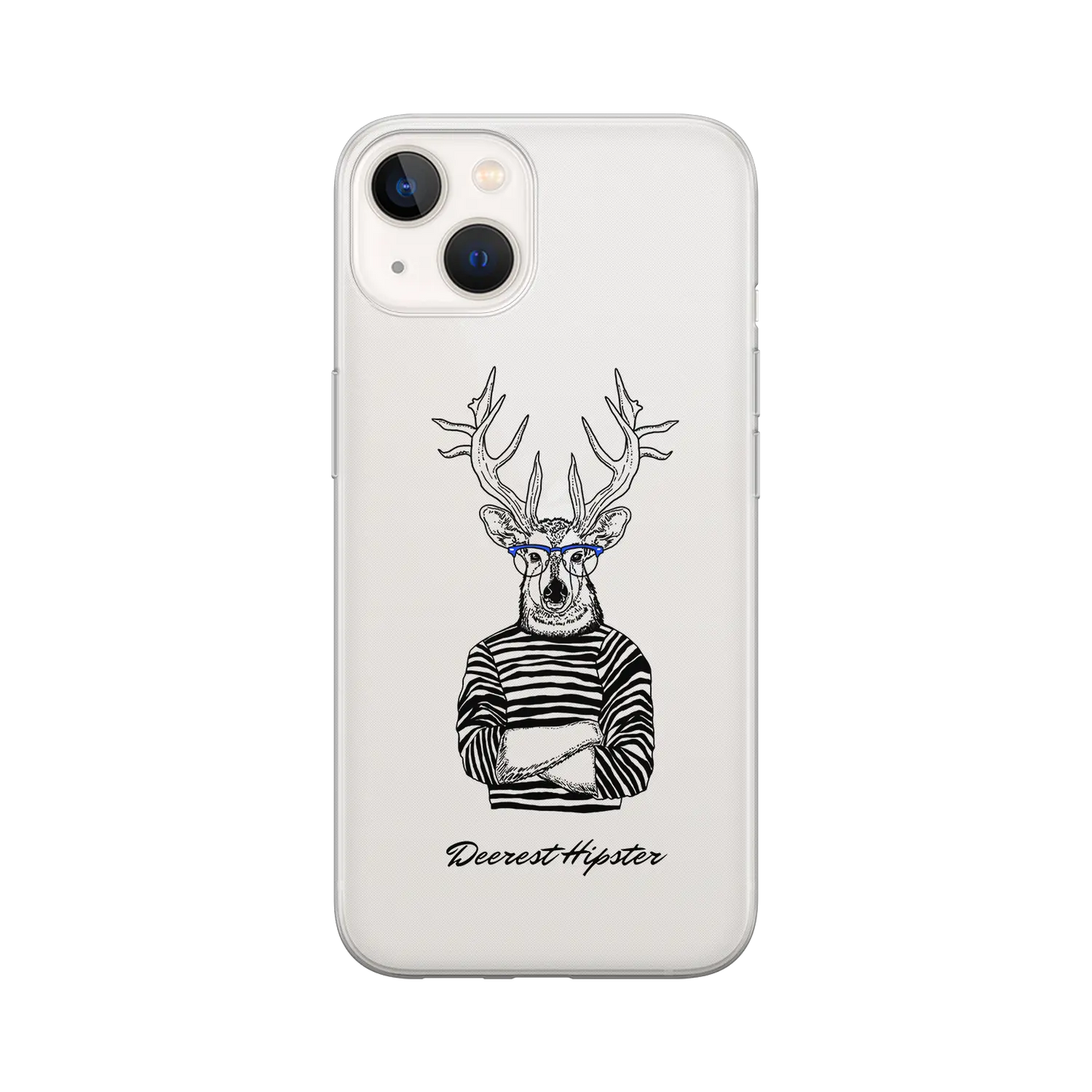 Deerest Hipster - Custom iPhone Case