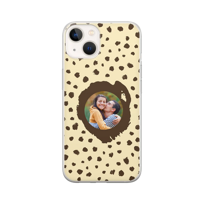 Grunge Dots Picture Style - Custom iPhone Case