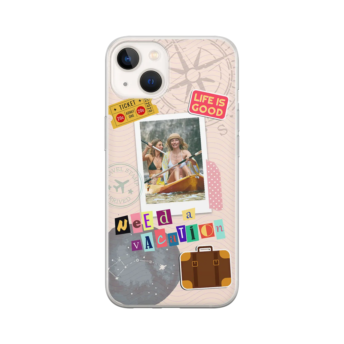 Need A Vacation - Custom iPhone Case