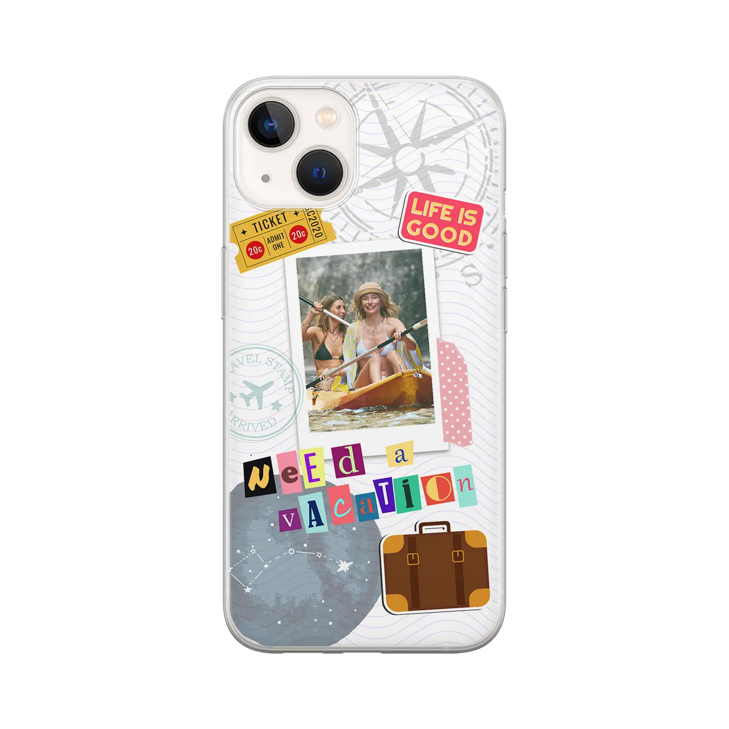 Need A Vacation - Custom iPhone Case