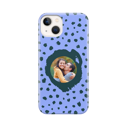 Grunge Dots Picture Style - Custom iPhone Case