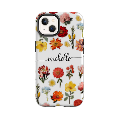 Flower Stickers - Custom iPhone Case