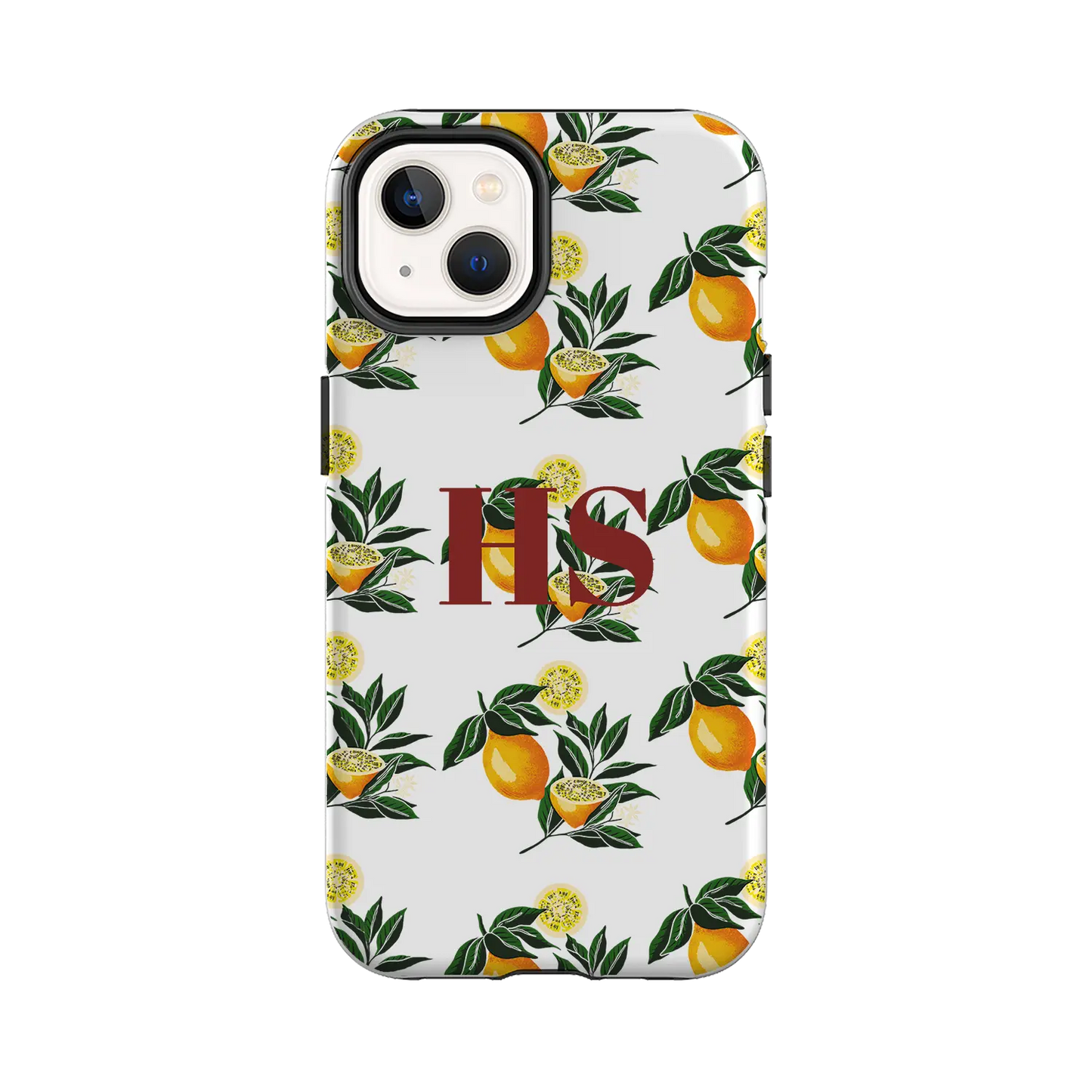 Lemon pattern - Custom iPhone Case