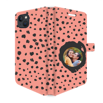 Grunge Dots Picture Style - Custom iPhone Case