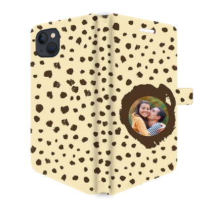 Grunge Dots Picture Style - Custom iPhone Case