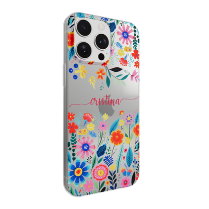 Happy Flowers - Custom iPhone case